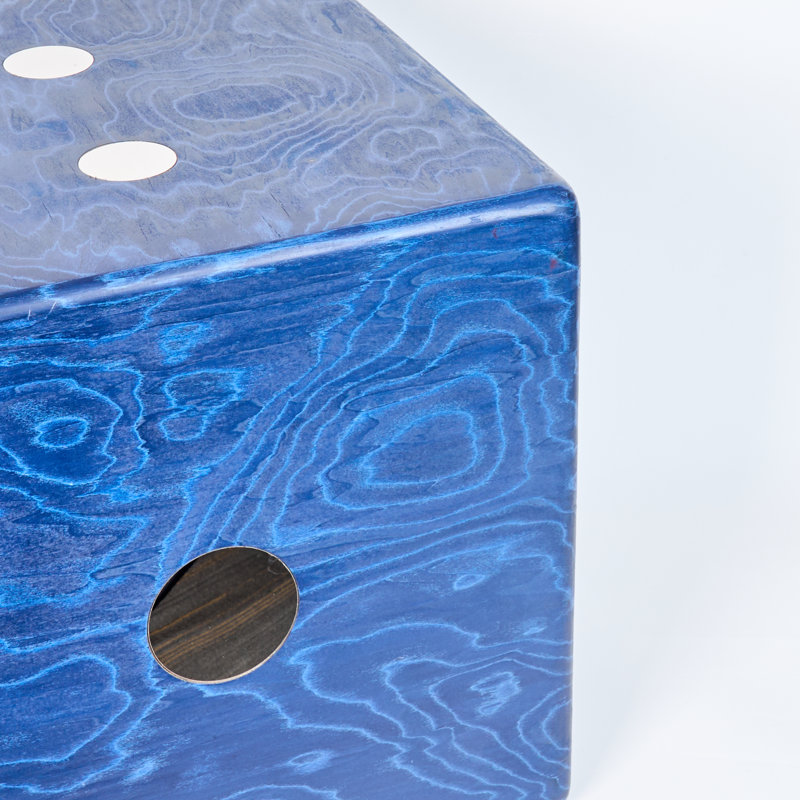 Table d'appoint Patio Square Dice, Bleu indigo