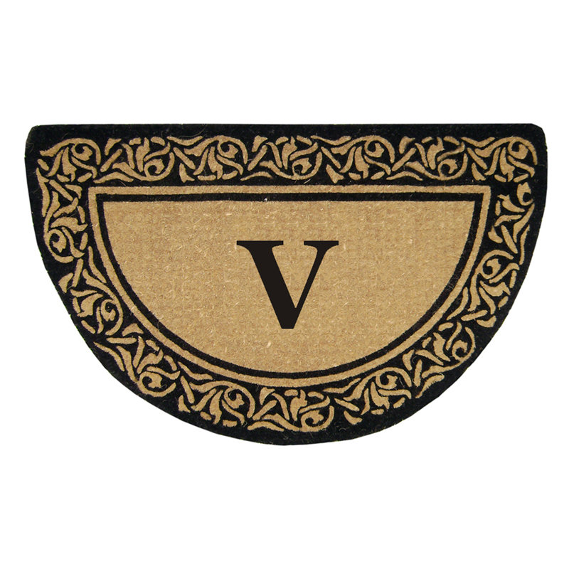 Tapis d'entrée antidérapant 36 po L x 22 po, V