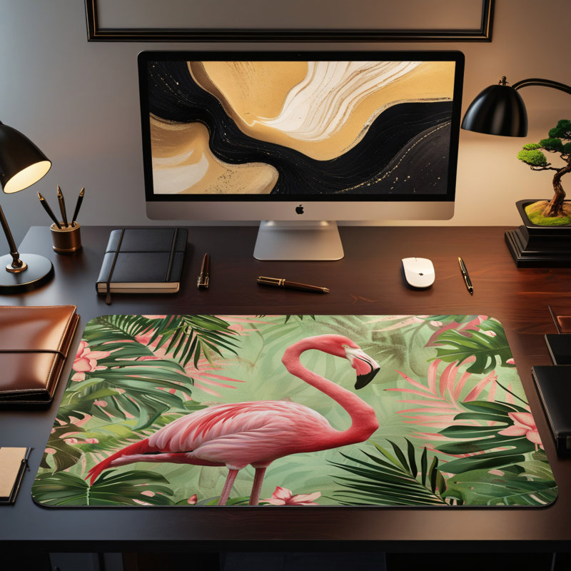 Polyester Desk Pad, 14.4x12.1