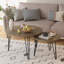 Ensemble de 2 tables basses gigognes rondes 27,56 po