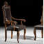 Upholstered Arm Chair in Brown
