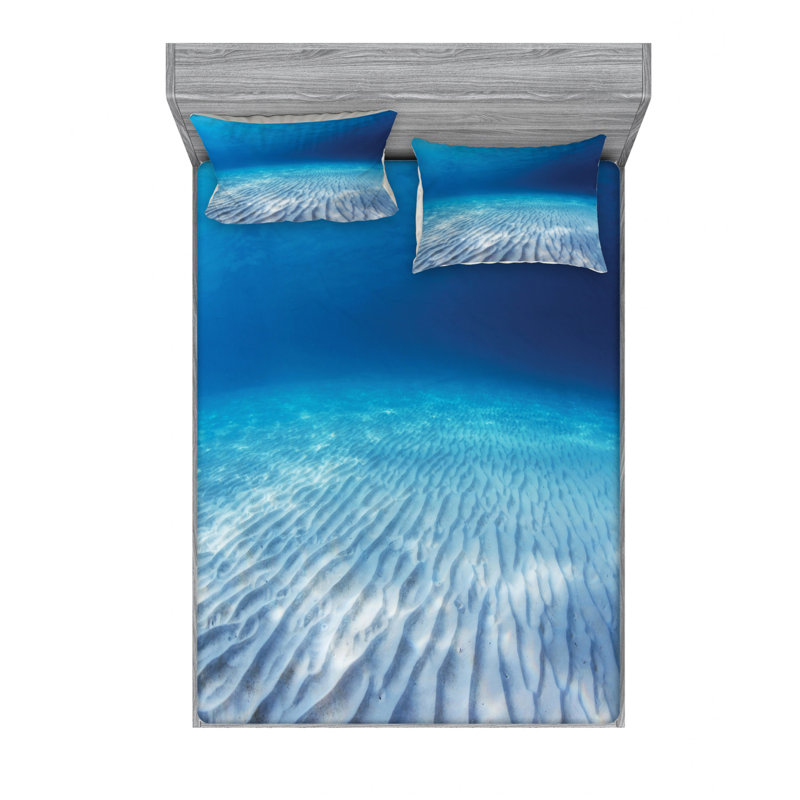 Microfiber Sheet Set, Queen Sheet Set with Fitted Sheet