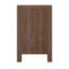 Ensemble de table de chevet rustique en bois de pin massif à trois tiroirs de style rustique avec poignées en coupelle et station de charge intégrée