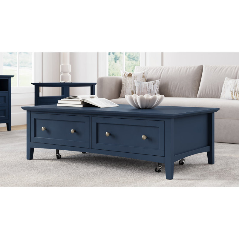 Table basse Renee Grace, Bleu