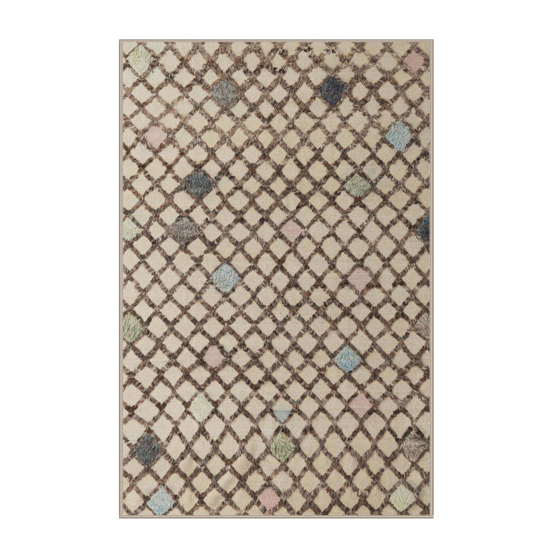 Tapis abstrait moderne 4456, Rectangle 3 pi x 5 pi
