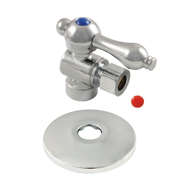 Kingston Brass Comp Quarter-Turn Angle Stop Valve | Wayfair