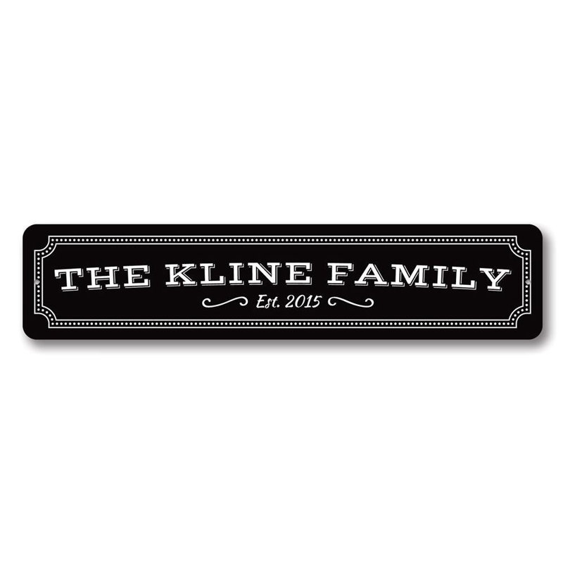 Plaque en aluminium Newlywed, H 6 po x l 24 po x P 0,06 po