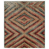 One-of-a-Kind 6' X 6'4" Hand Knotted Area Rug