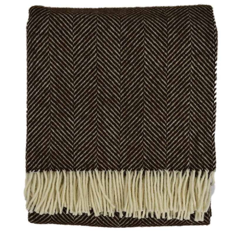 Hand Woven Throw Blanket, Vanilla Bean