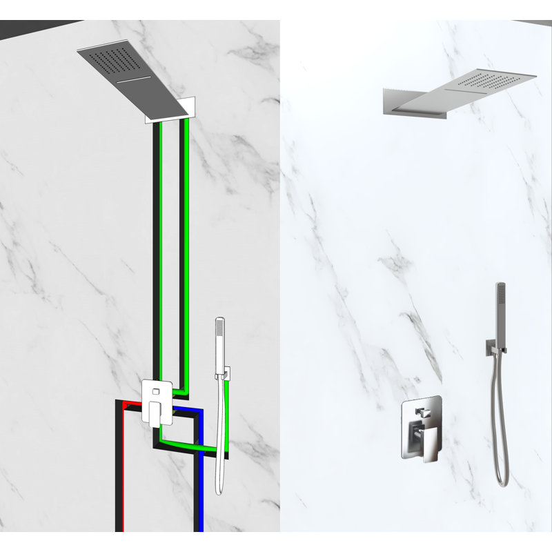 Mixer Shower with Fixed Shower Head
