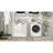 Two-Compartment Tilt-Out Laundry Sorter Cabinet-White