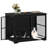 XL Large Dog Crate Furniture, Indoor Dog Kennel Furniture with Barn Door, Wooden Tall Dog Crate, Heavy Duty Dog Cage for Large Dogs, Side End Table, Anti-Chew-541719008-778718991