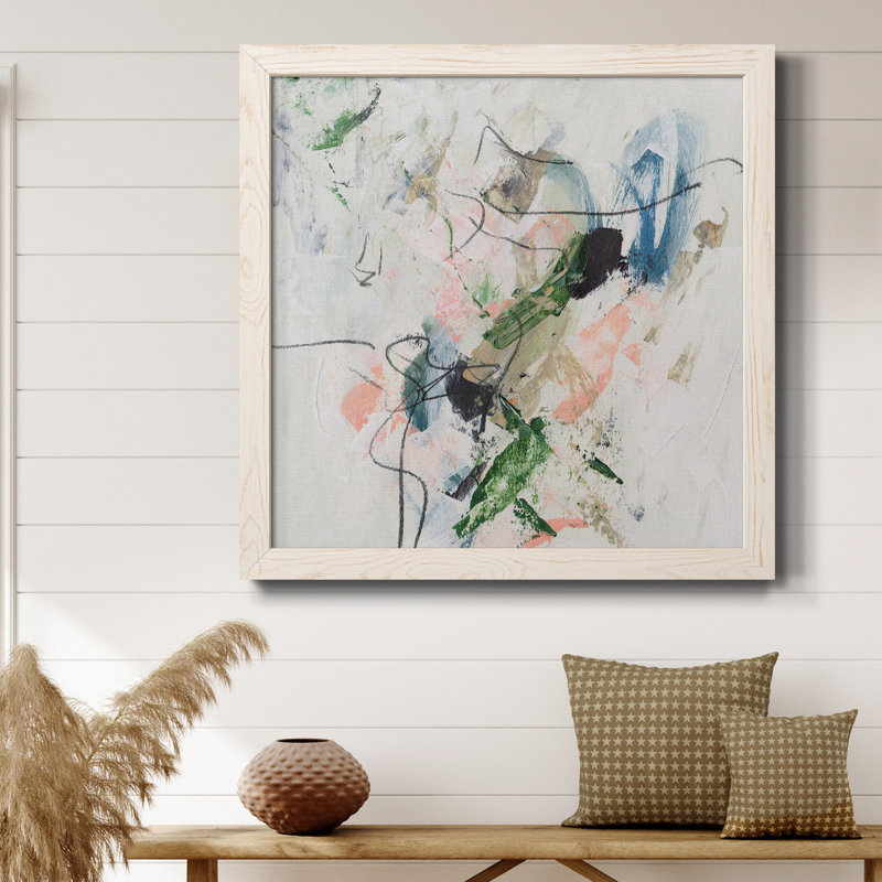 «Approche du printemps II» - Toile encadrée de qualité supérieure - prête à être accrochée, H 20 po x l 20 po x P 1,5 po