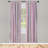 Pinstripe Striped Semi-Sheer Rod Pocket Curtain Panel-1749097555
