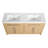 60" Freestanding Bathroom Vanity With Resin Sink, 4-Soft Closing Door, Original Oak, Plywood-207727426