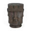 Table d'appoint d'extérieur, tabouret de table de bout à piédestal Moai, pour la maison