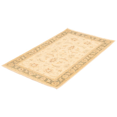 Phiona One-of-a-Kind 3'10" X 6'2" New Age Wool Area Rug in Cream