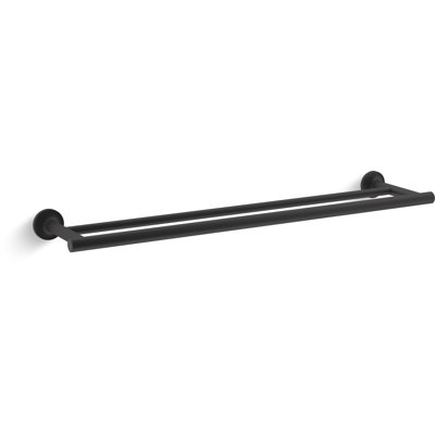 Purist® Double 24" Wall Mounted Towel Bar