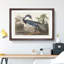 Louisiana Heron by John Audubon - Picture Frame Painting Print-55577301-55577300