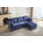 Polyester bleu est en rupture de stock
