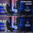 Anman Racing Simulator Cockpit Stand with Seat & TV Stand Fits Thrustmaster Logitech G923 G29 XBox, Not Include Steering wheel & Wheels & Pedals and Shifter Handbrake