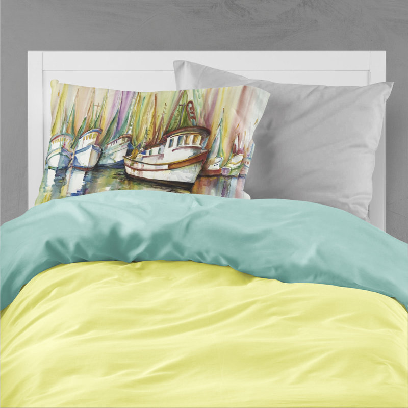 Boîtier de coussin en tissu de parc de crevettes