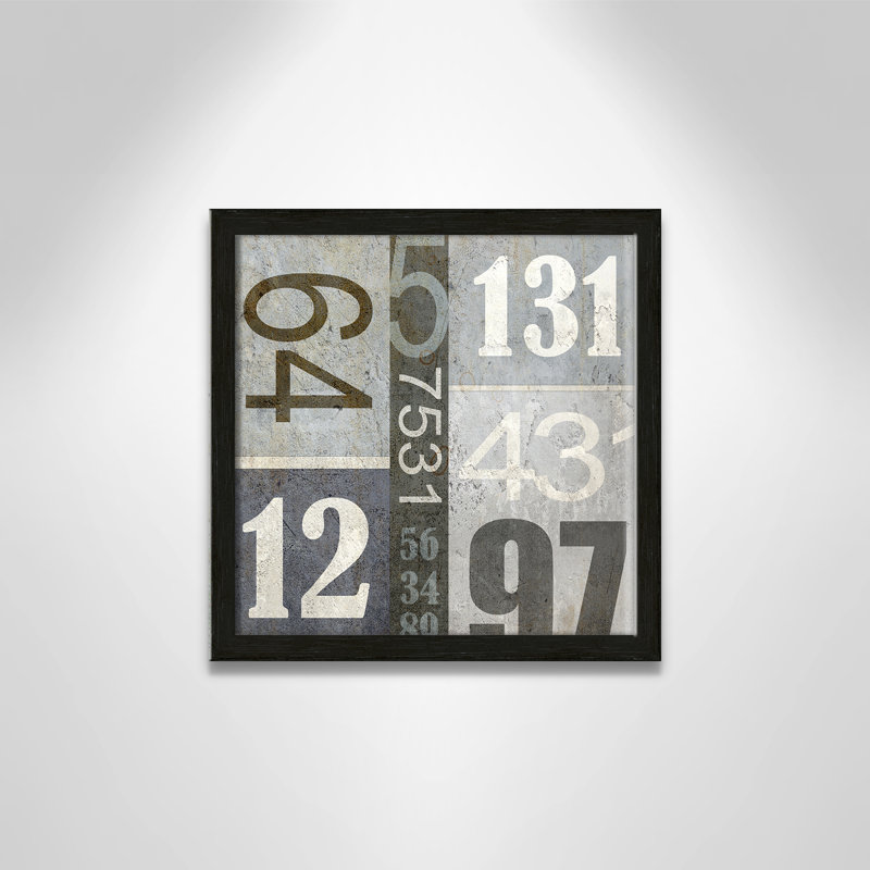 Art numérique encadré, 12" H x 12" W x 1.18" D, Encadré de boîte noir