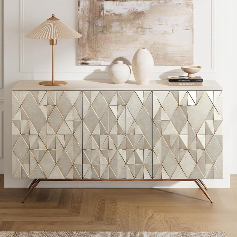 American modern minimalist light luxury sideboard
