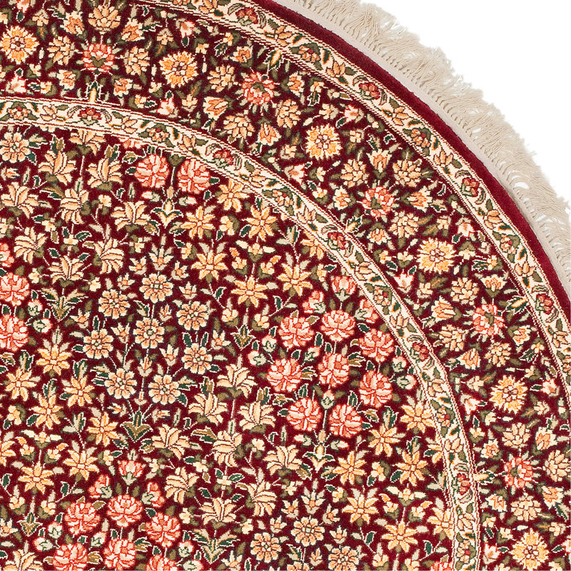 Tapis en laine Royal Kerman, Rond 8 pi