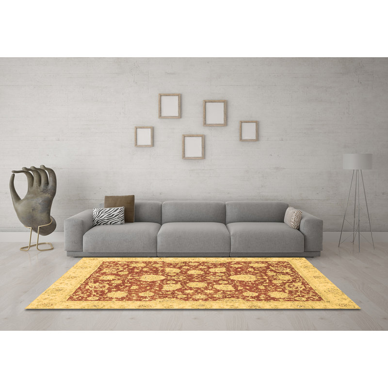 Lashowna Oriental Indoor Rug, Square 7'