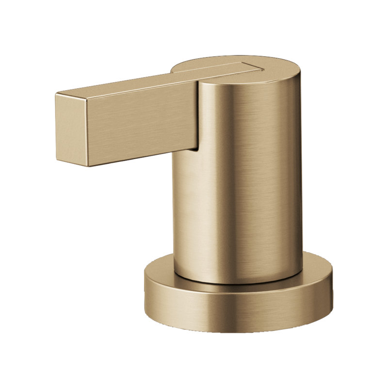 Litze® Roman Tub Faucet, Luxe Gold, Extended Lever