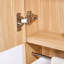 Miroir de salle de bain mural et armoire - Combine un style fonctionnel au-dessus de la toilette avec des tablettes et augmente le rangement dans un espace limité