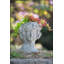 Pot de fleurs mural en ciment