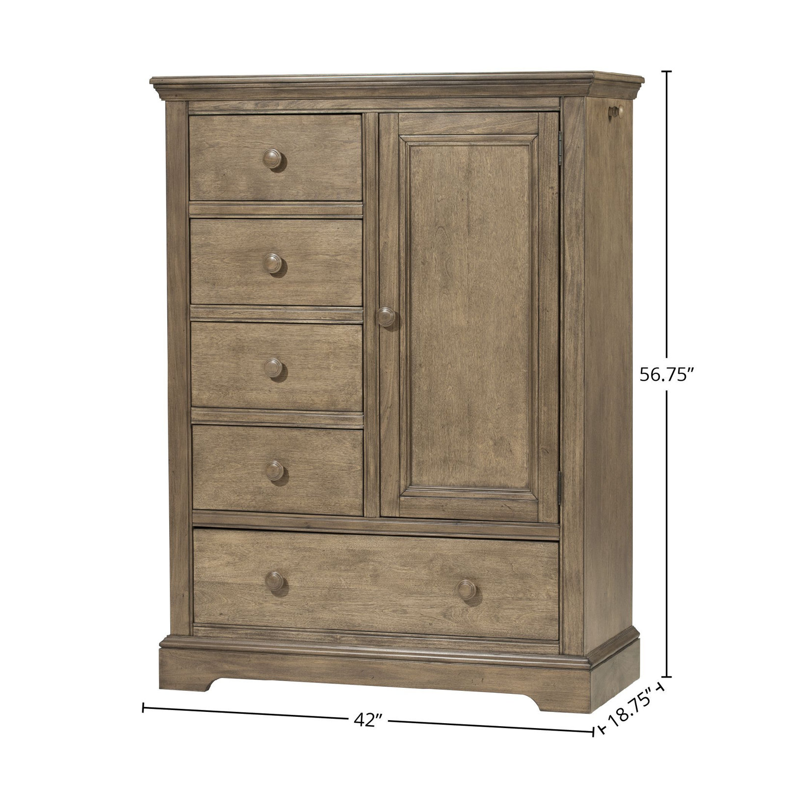 Charter Wood Chifferobe, Cashew
