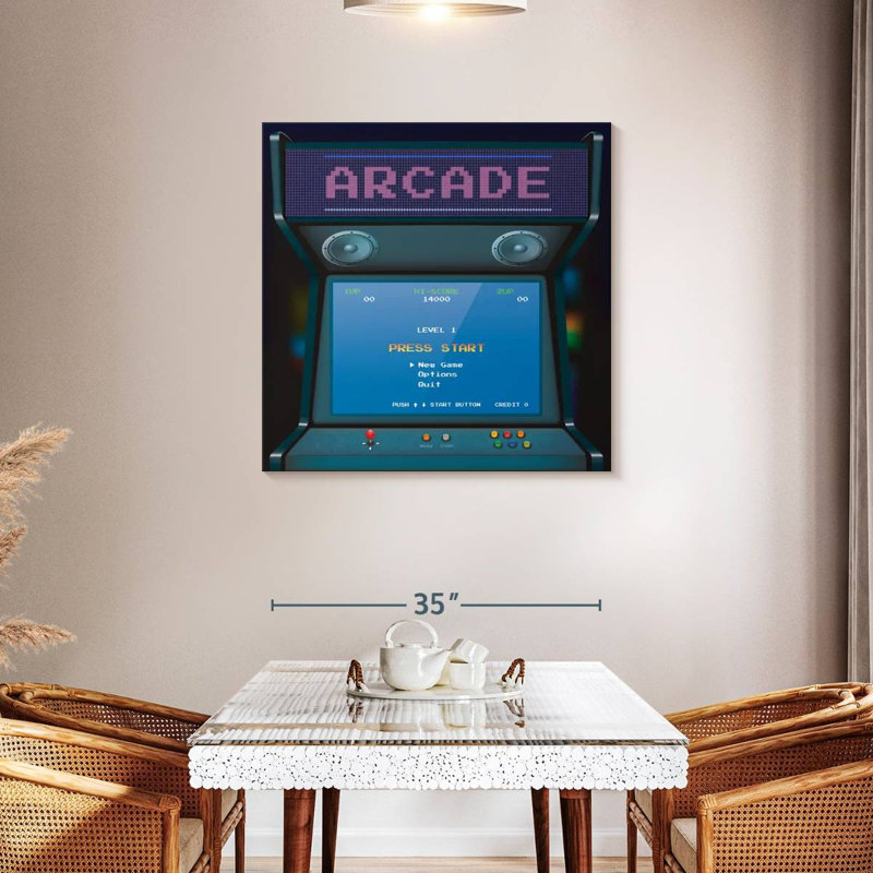 Arcade Screen, 36" H x 36" W