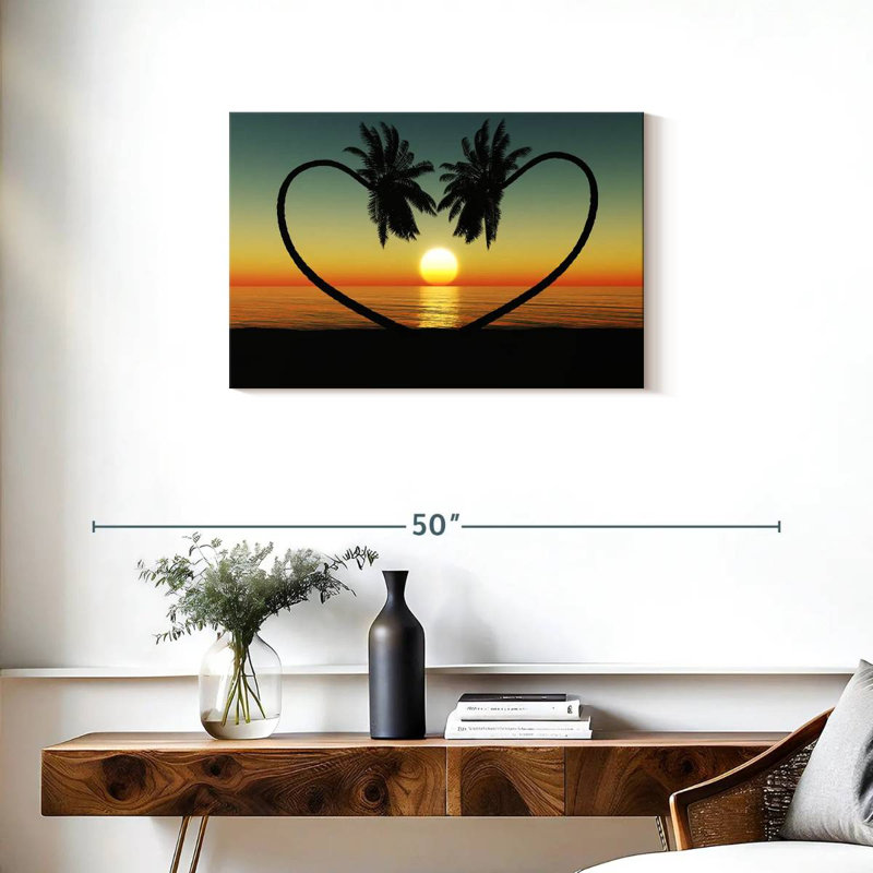 Coucher de soleil Harnek, H 20 po x l 30 po
