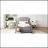 Twin Size Upholstered Daybed With Classic Stripe Shaped Headboard, Combining Comfort And Contemporary Style For Modern Living Spaces.-208795168