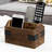 Dark Brown Remote Control Holder