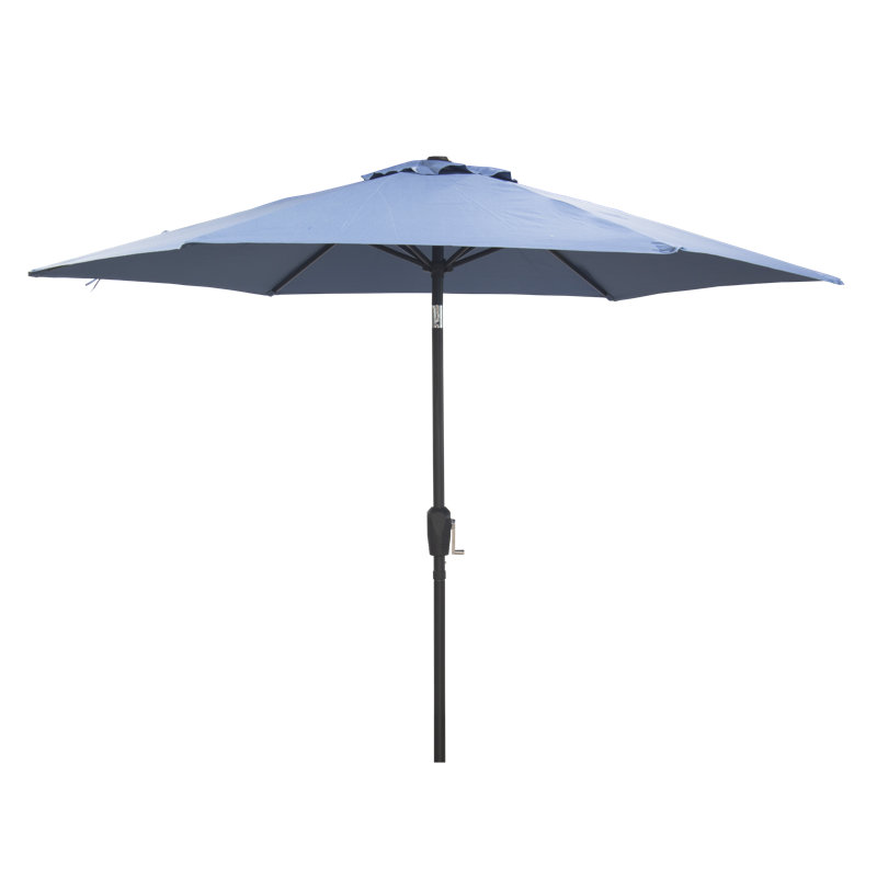 Parasol de marché 9 pi Mannie, Bleu