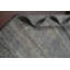 Tapis gris en laine noué à la main de conception unique 4 pi 4 po x 5 pi 9 po New Age