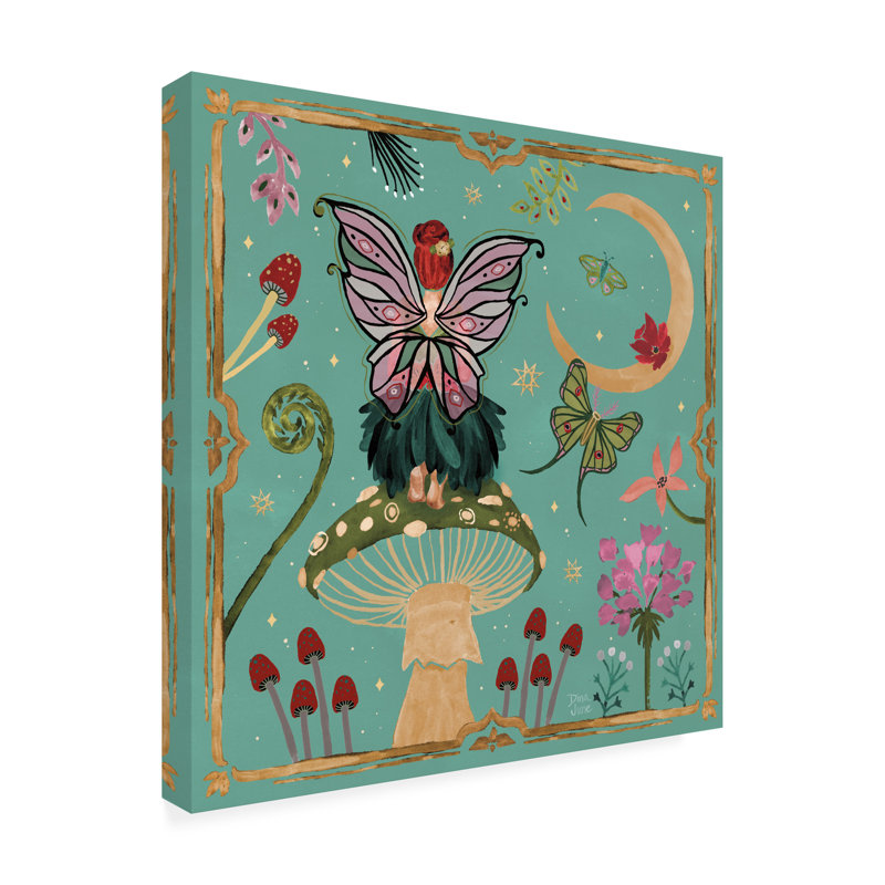 Art sur toile «Bachelor Dina June Garden of Wonder II», H 35 po x l 35 po
