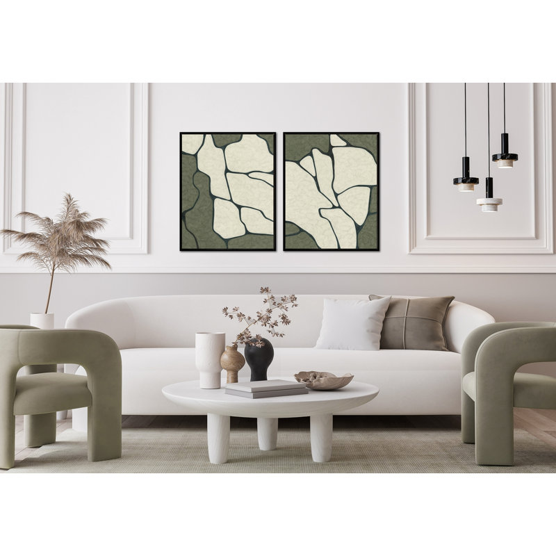 «Curved Contours I», art mural