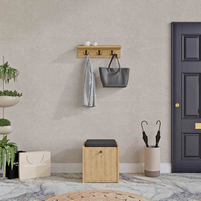 Bhrigu 40 cm W Hall Tree with Storage Bench