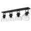 Ensemble de rail d'éclairage 4 lumières 34,5 po Addisyn