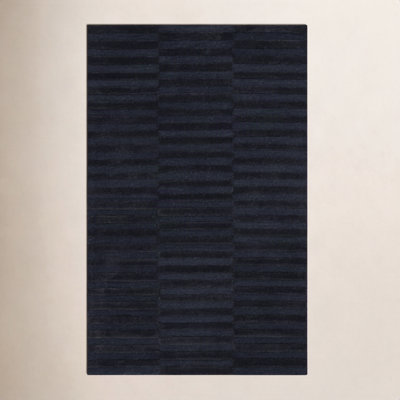 Bunkerville Hand-Woven Striped Rug
