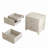 Fluted Nightstand 2-Piece Set