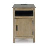 Geppie End Table and Built-In Outlets