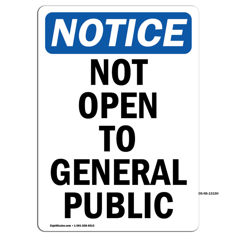 Décalcomanie non accessible au grand public 14 po x 10 po
