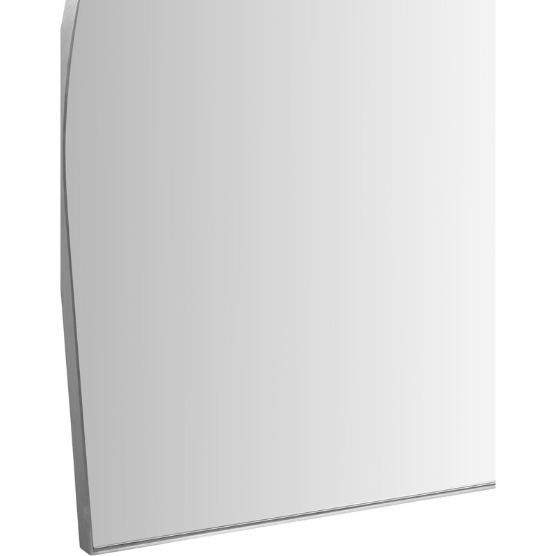 Metal Arch Mirror, Brushed Nickel