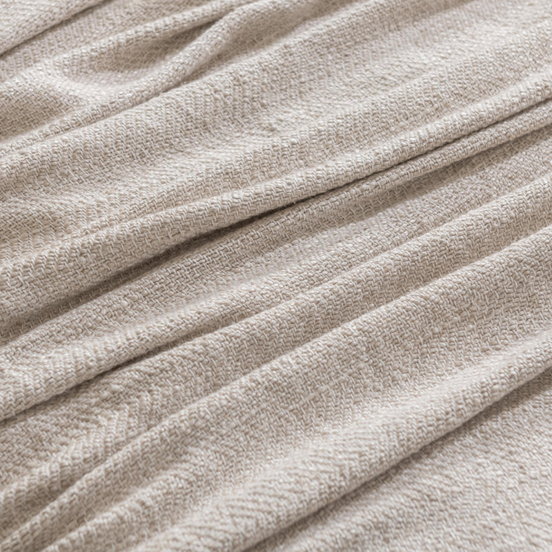 Avani Linen Blend Blanket, 92" L x 96" W